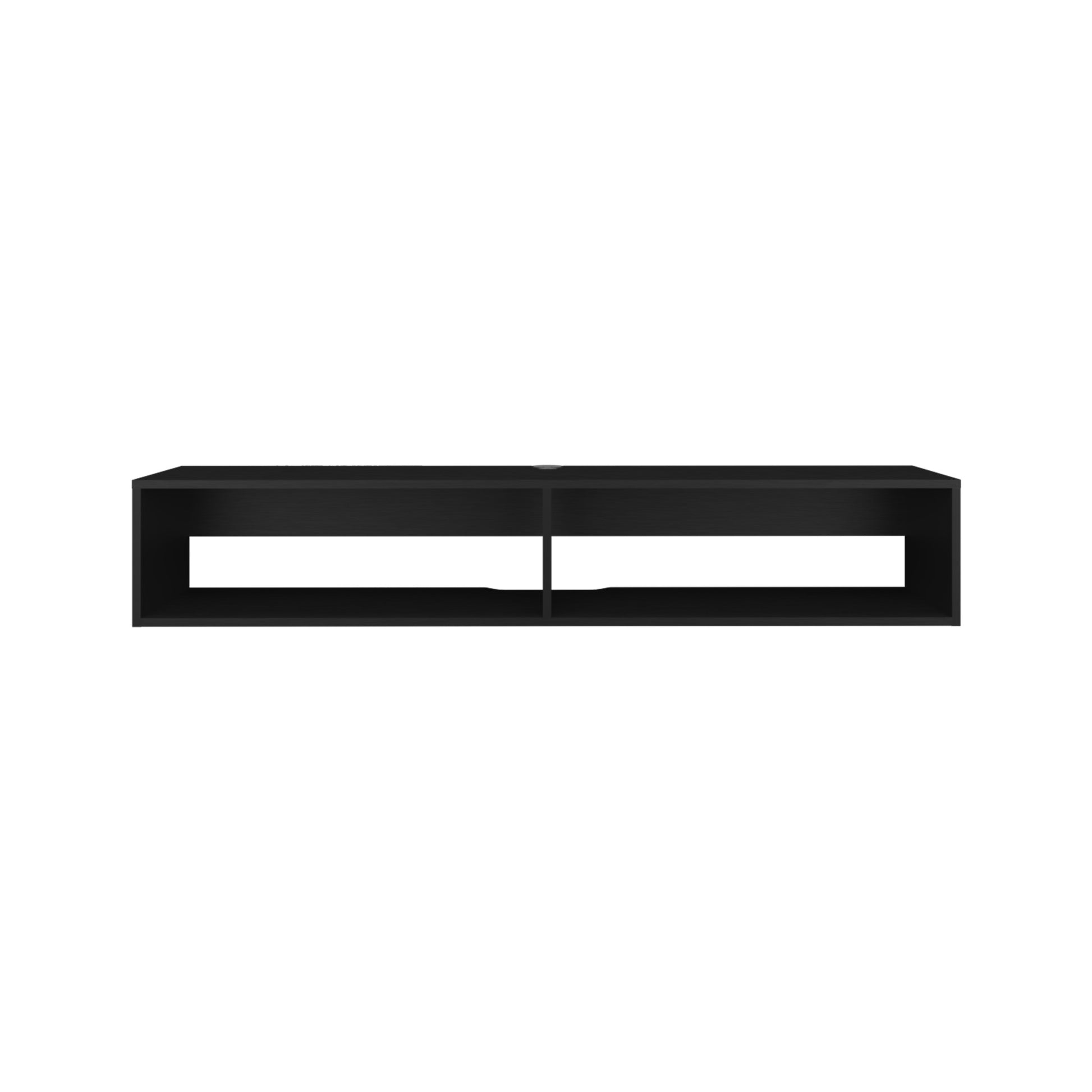 59" Black Floating Mount TV Stand - Loft&Timber