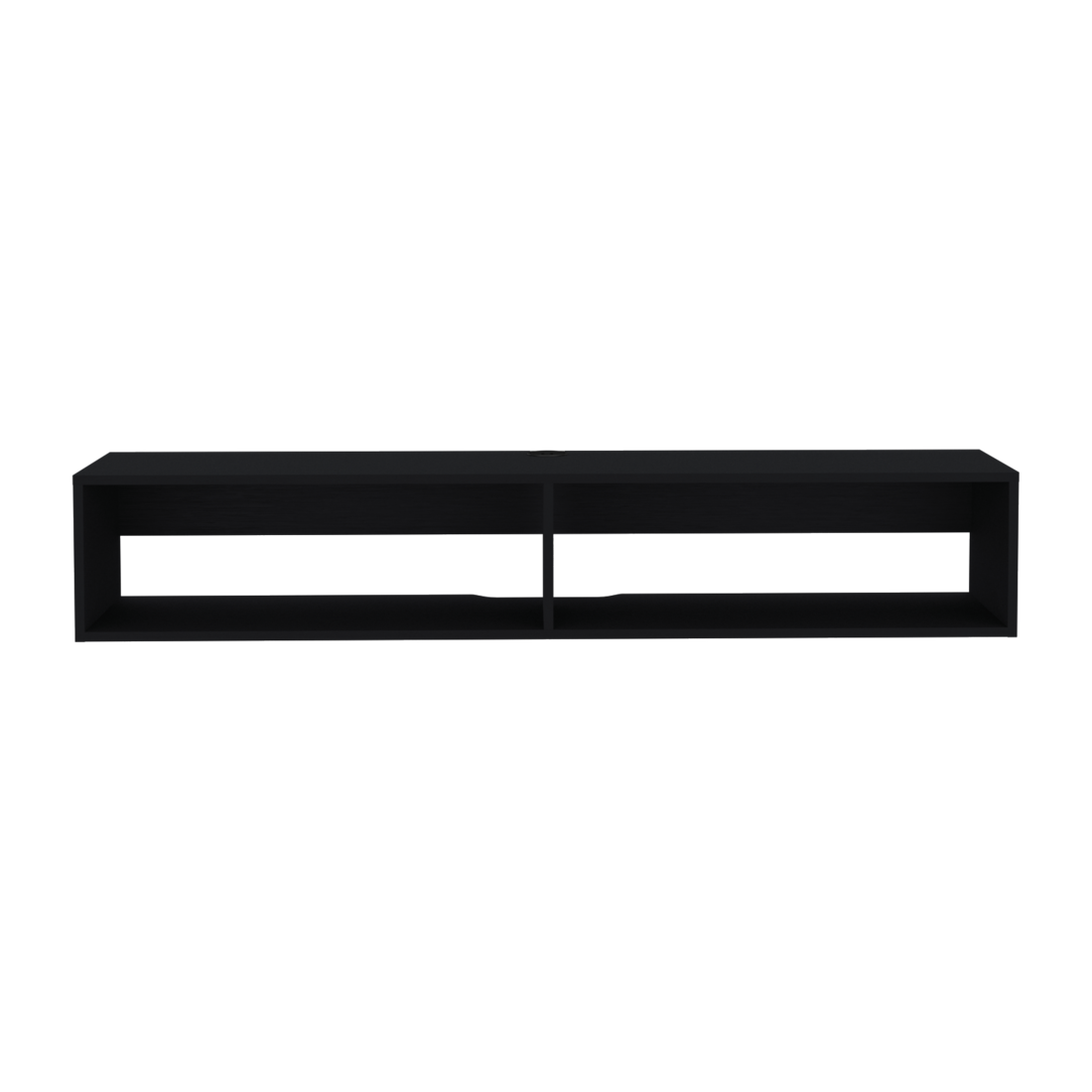 59" Black Floating Mount TV Stand - Loft&Timber