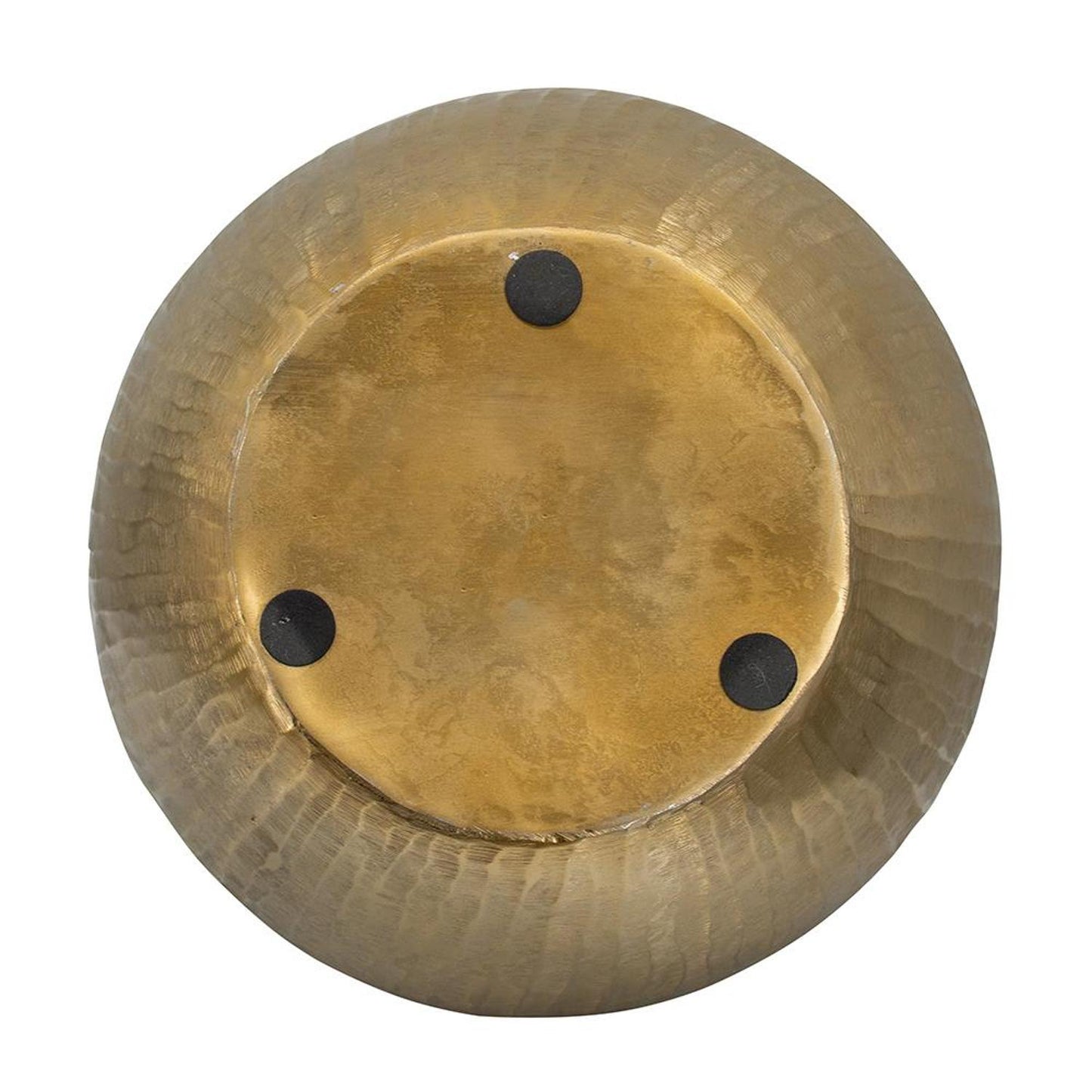 11" Gold Round Aluminum Table Vase - Loft&Timber
