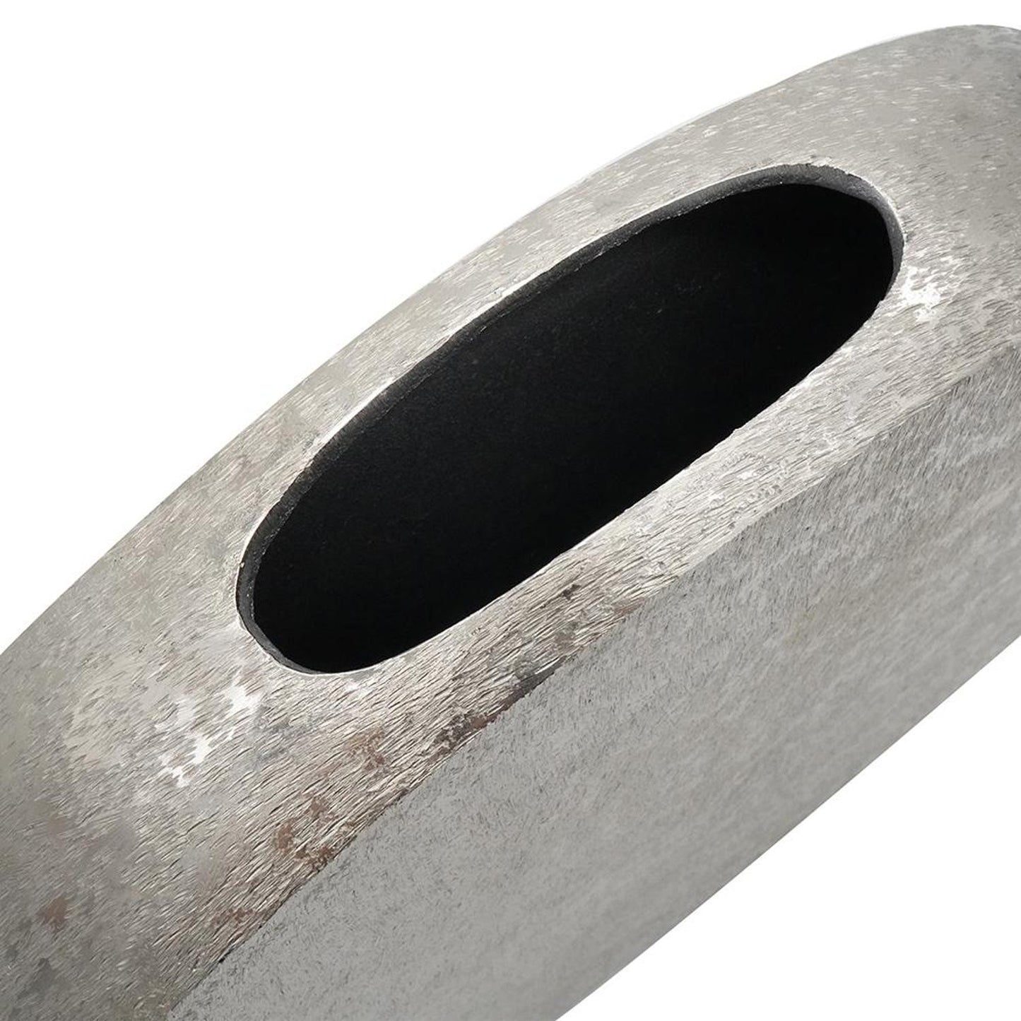 15" Silver Round Aluminum Table Vase - Loft&Timber