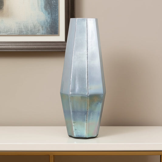 20" Opal Cylinder Glass Table Vase - Loft&Timber