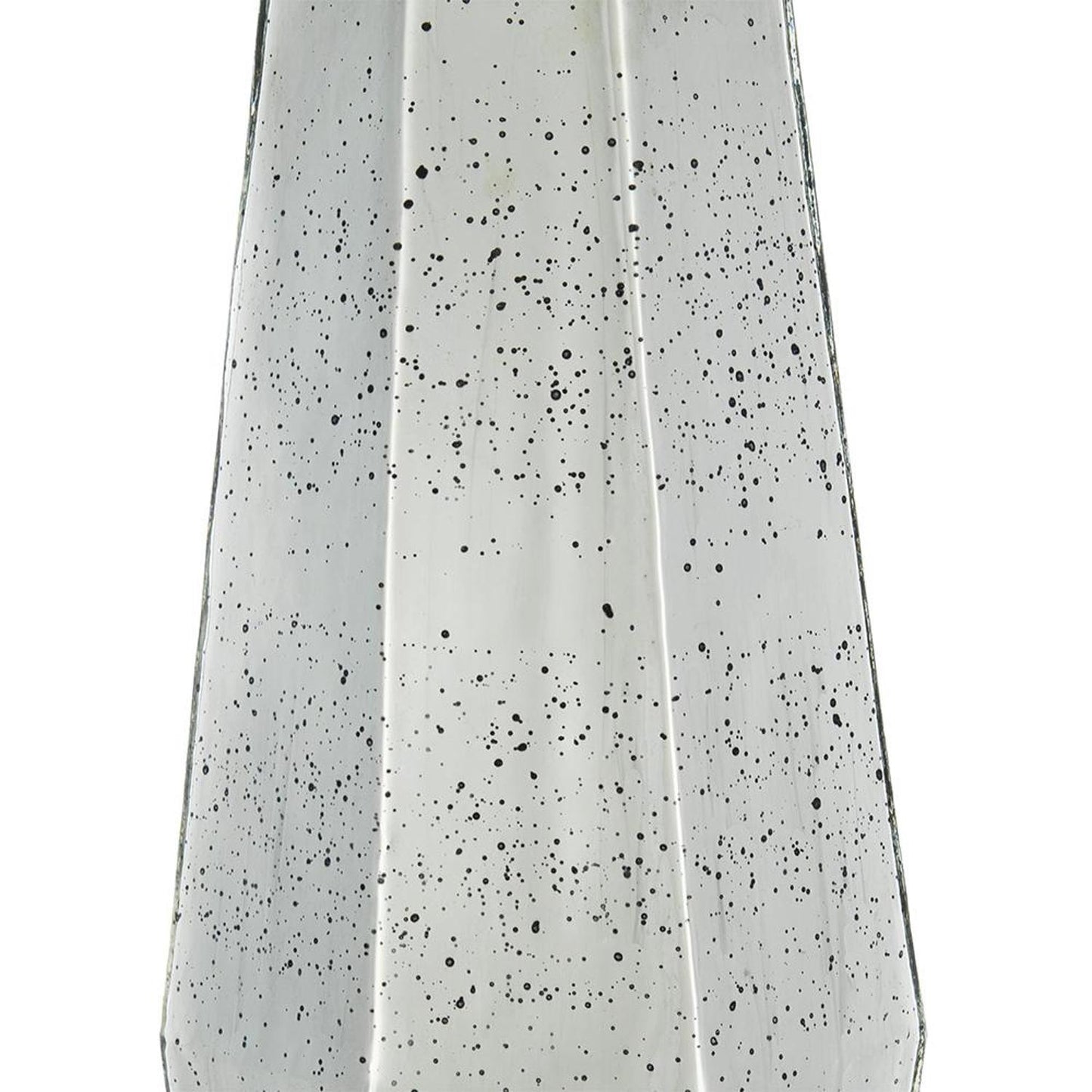 20" Silver Cylinder Glass Table Vase - Loft&Timber