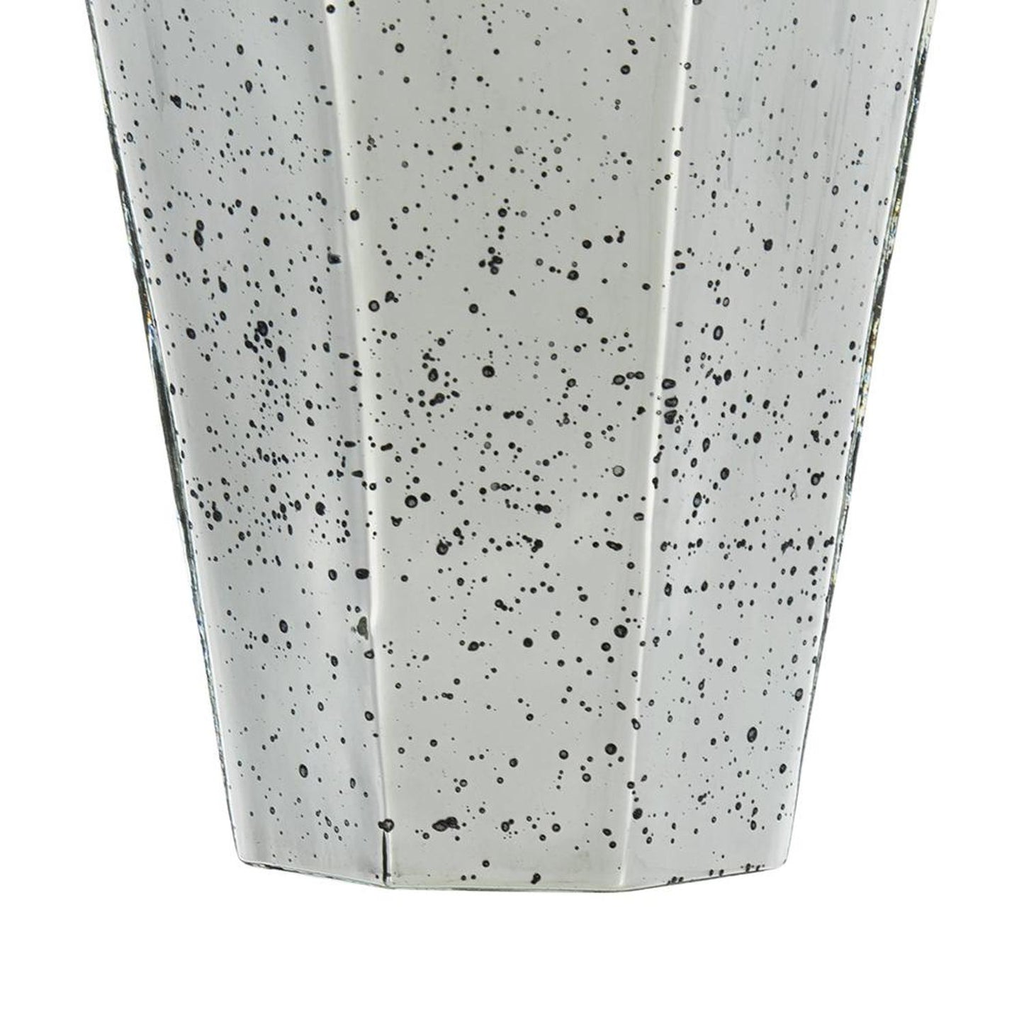 20" Silver Cylinder Glass Table Vase - Loft&Timber