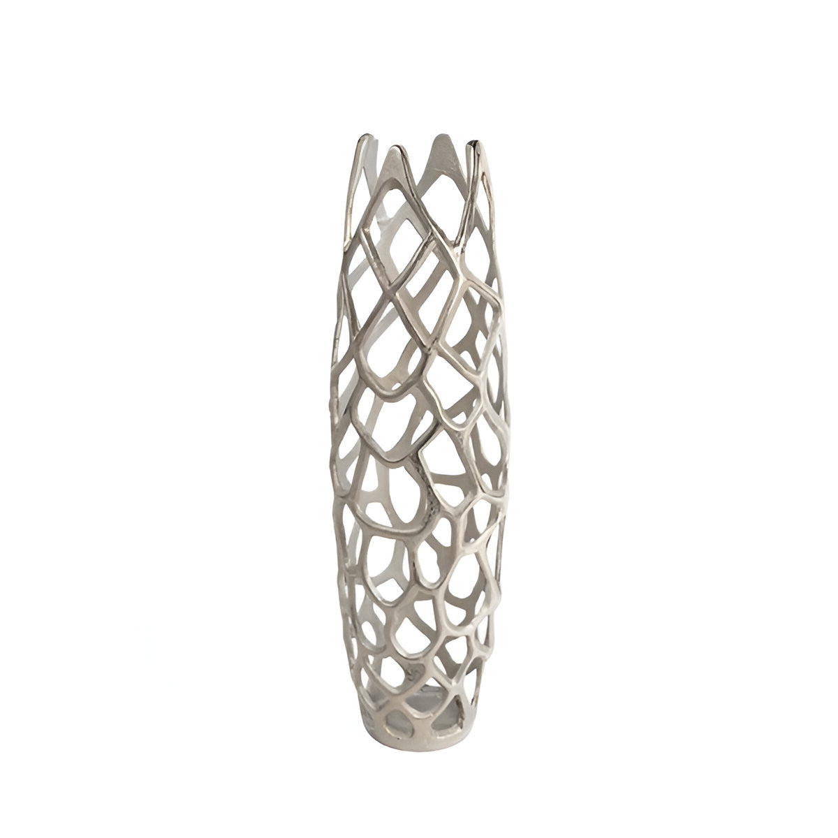 27" Cylinder Aluminum Floor Vase - Loft&Timber