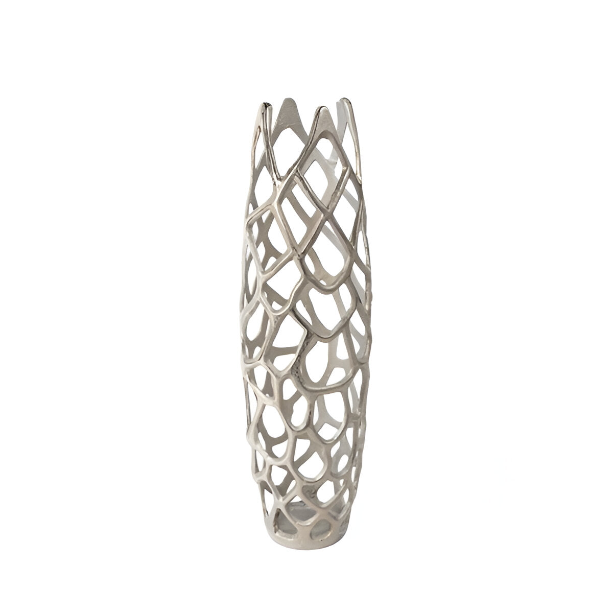 27" Cylinder Aluminum Floor Vase - Loft&Timber