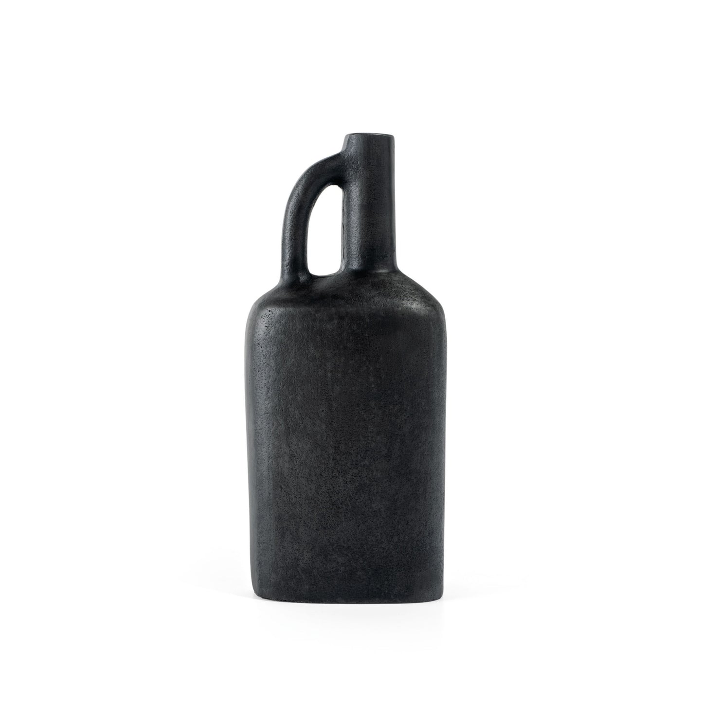 11" Gray Aluminum Jug Table Vase - Loft&Timber