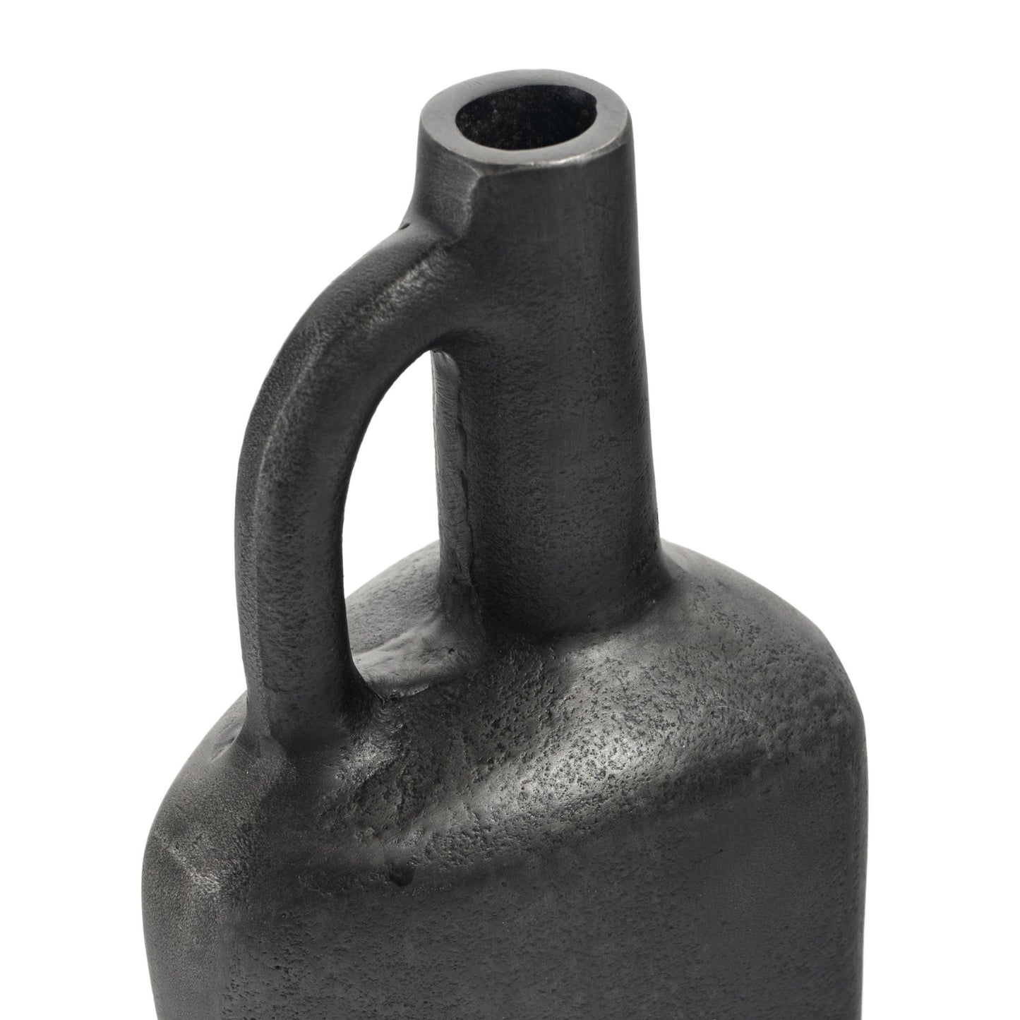 11" Gray Aluminum Jug Table Vase - Loft&Timber