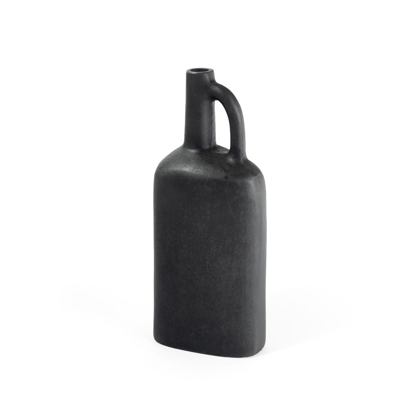 11" Gray Aluminum Jug Table Vase - Loft&Timber