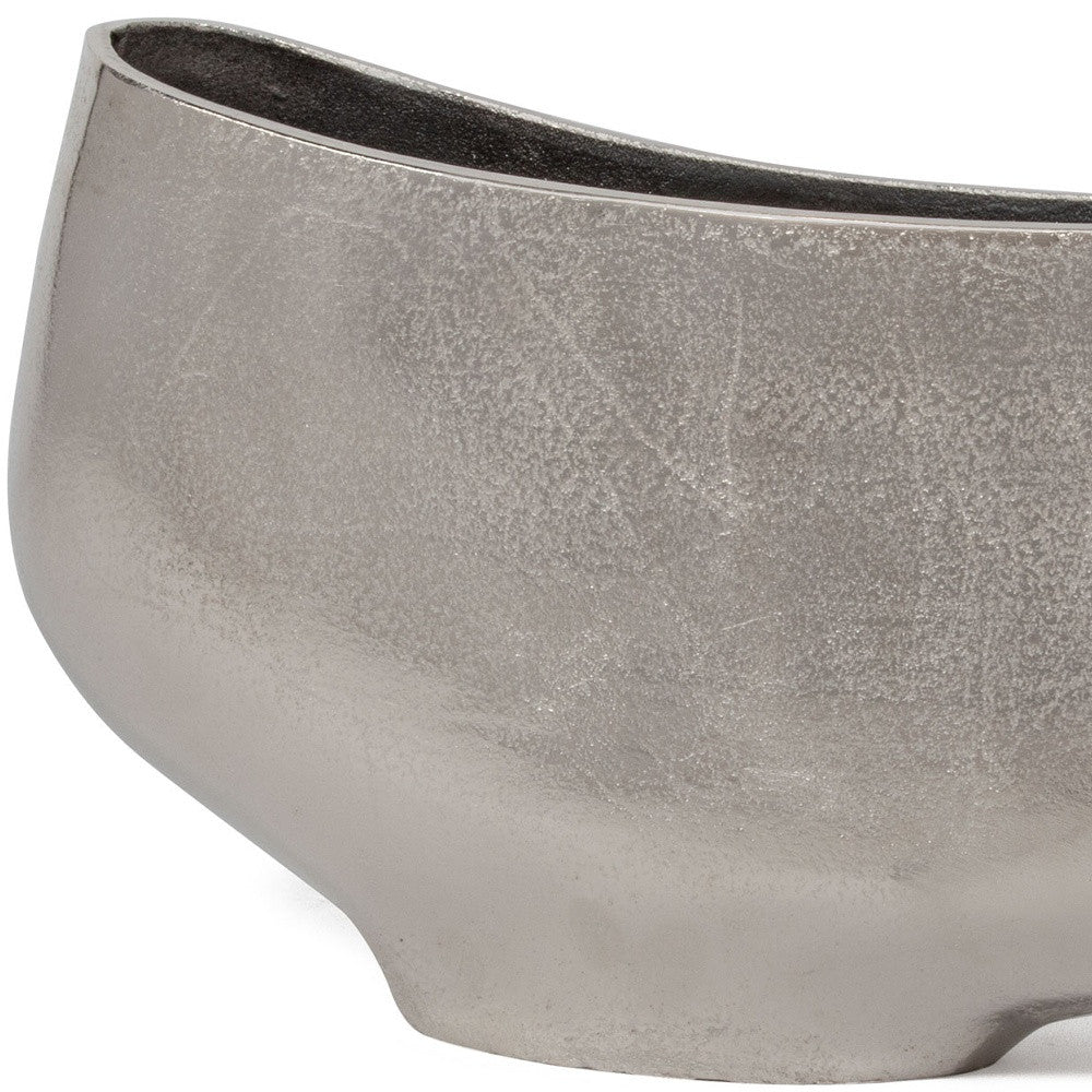 10" Nickel Aluminum Table Vase - Loft&Timber