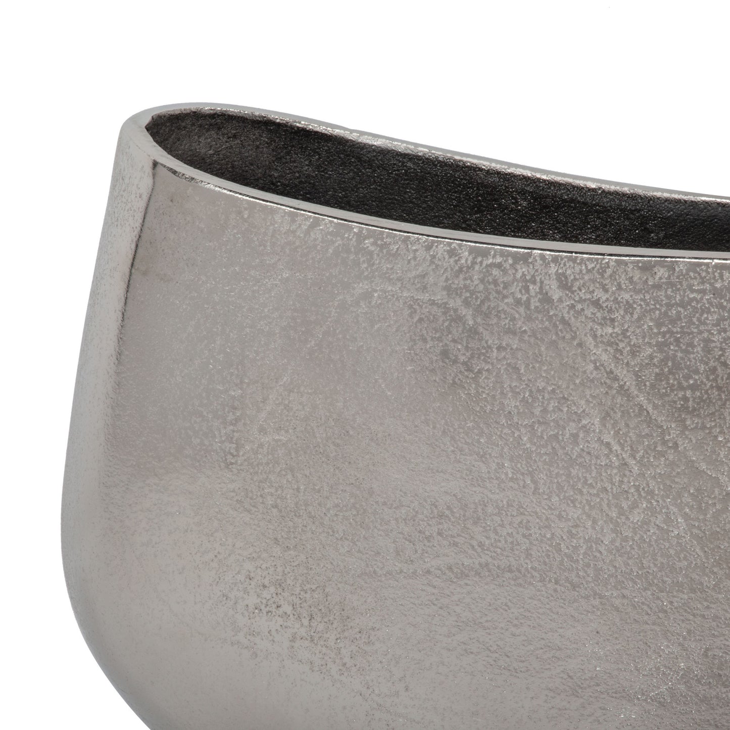 10" Nickel Aluminum Table Vase - Loft&Timber