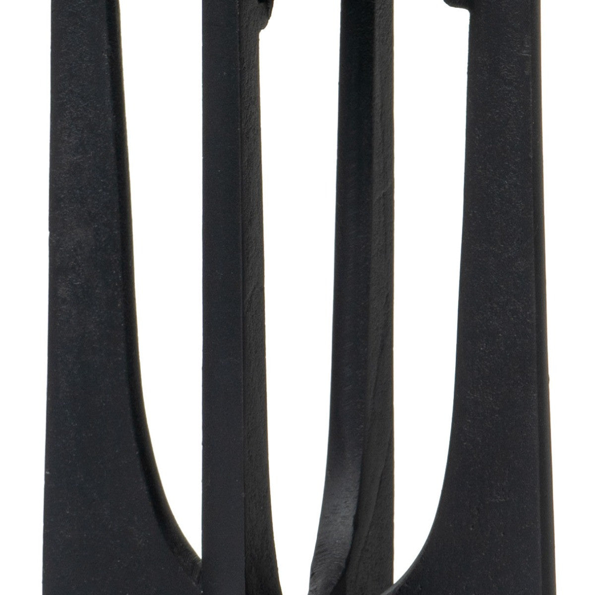 12" Black Distressed Aluminum Geometric Tabletop Pillar Candle Holder - Loft&Timber