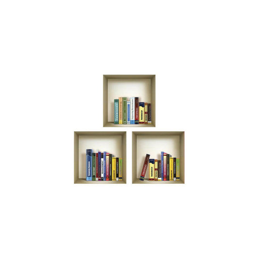 Set of Three Tisha Niche 3D Square Peel and Stick Wall Decals - Loft&Timber