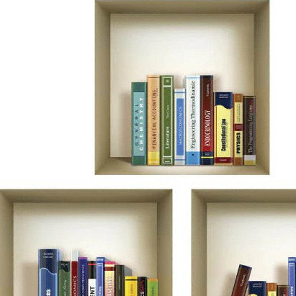 Set of Three Tisha Niche 3D Square Peel and Stick Wall Decals - Loft&Timber