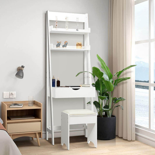 3-In-1 Vanity Set with Flip Top Mirror - Loft&Timber