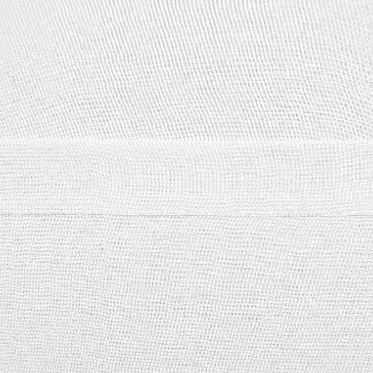 DWCN Faux Linen Sheer Curtains, Set of 2 Panels - Loft&Timber