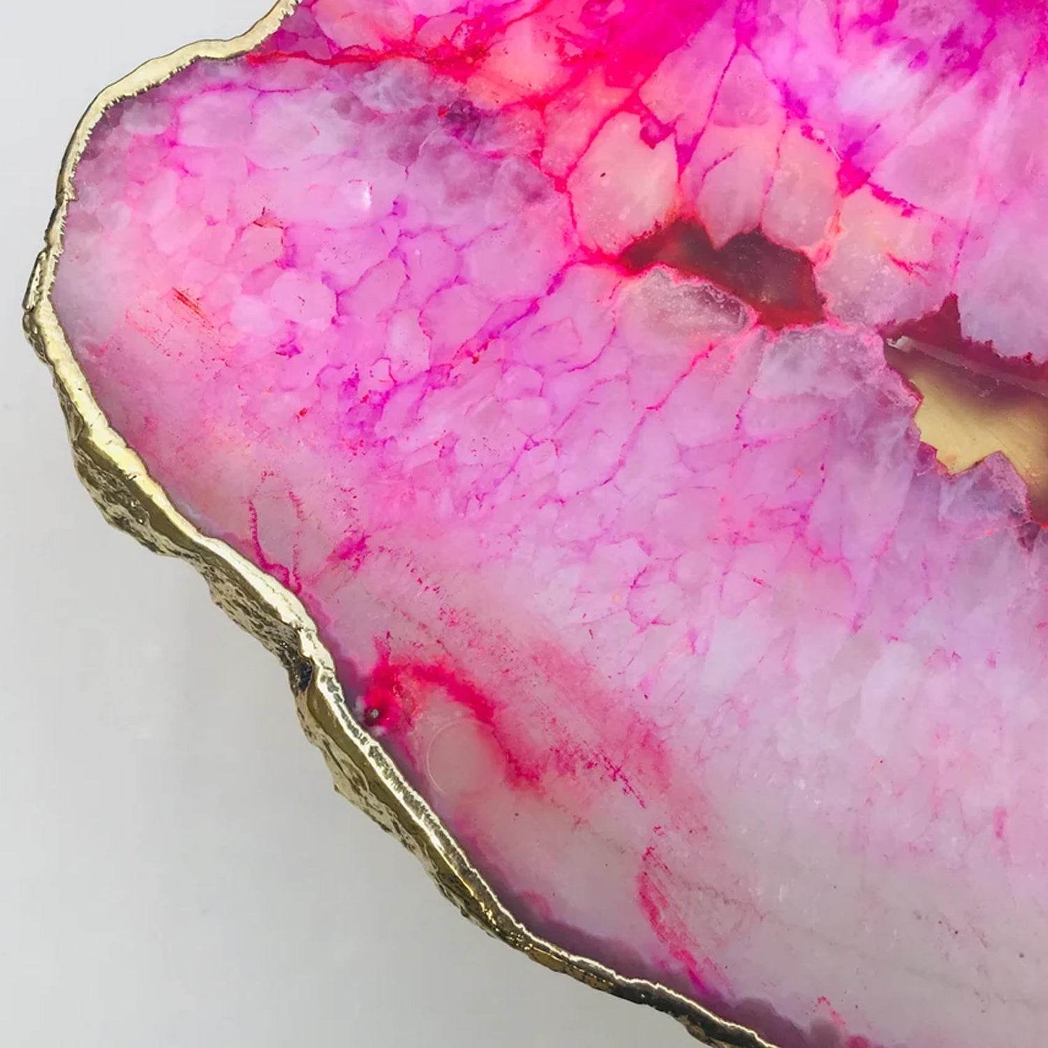 Pink Agate Cake Stand/Centrepiece/Display Stand/Tray - Loft&Timber