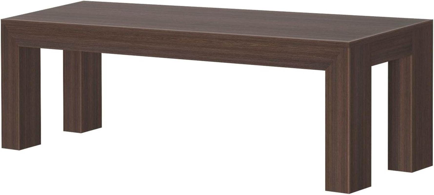 60 Inch Dining Bench in Walnut Wirebrush - Loft&Timber