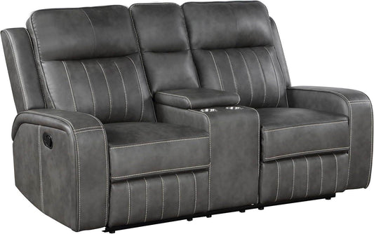 Gray Reclining Loveseat rana - Loft&Timber