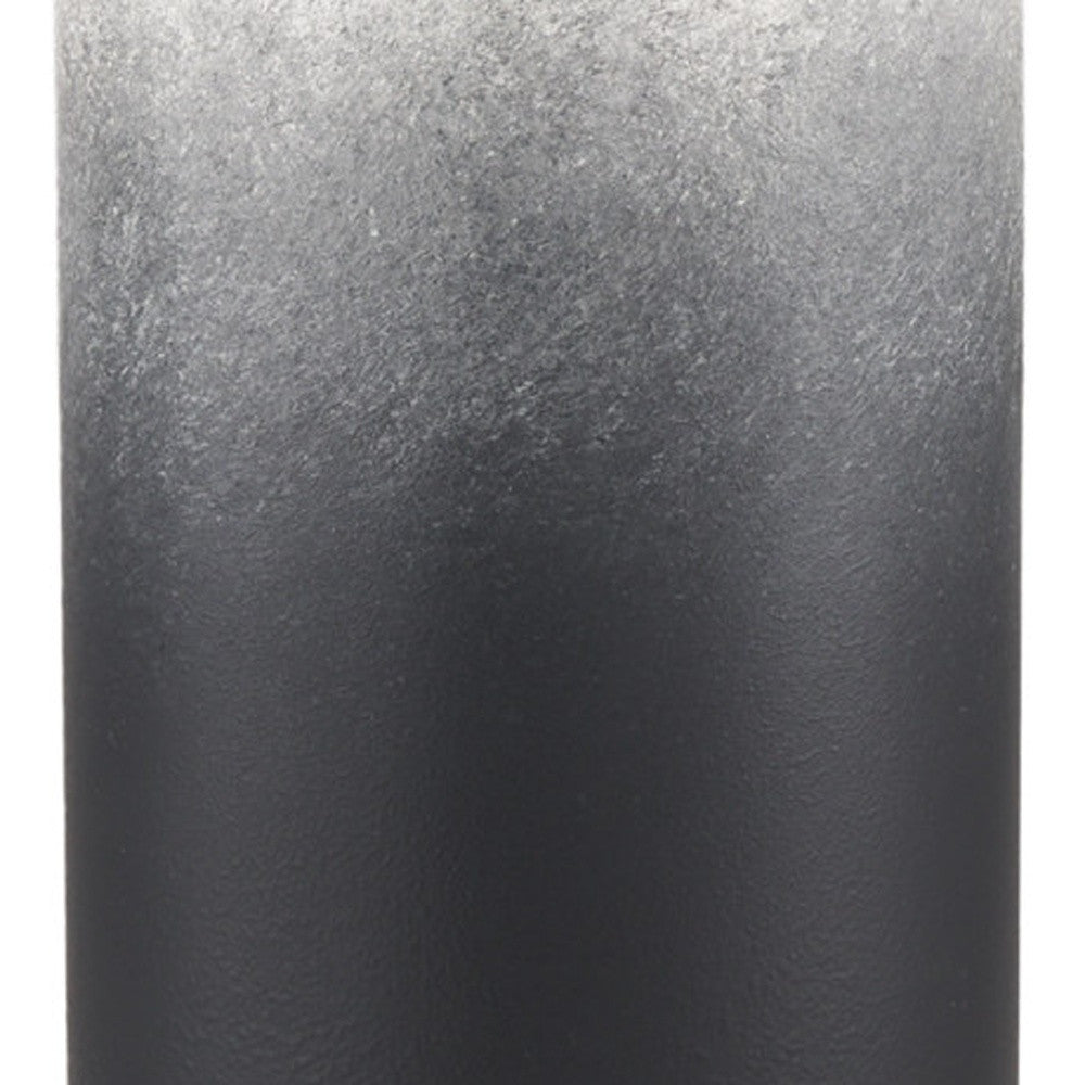 20" Black Tulip Metal Table Vase - Loft&Timber