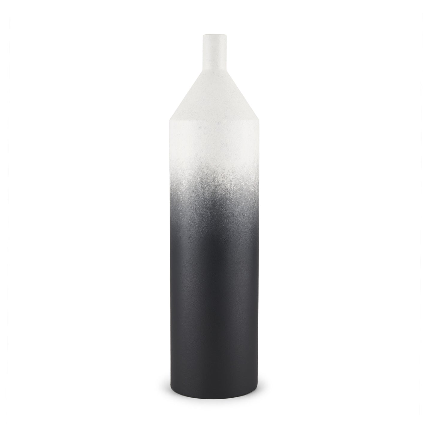 24" Black Tulip Metal Table Vase - Loft&Timber