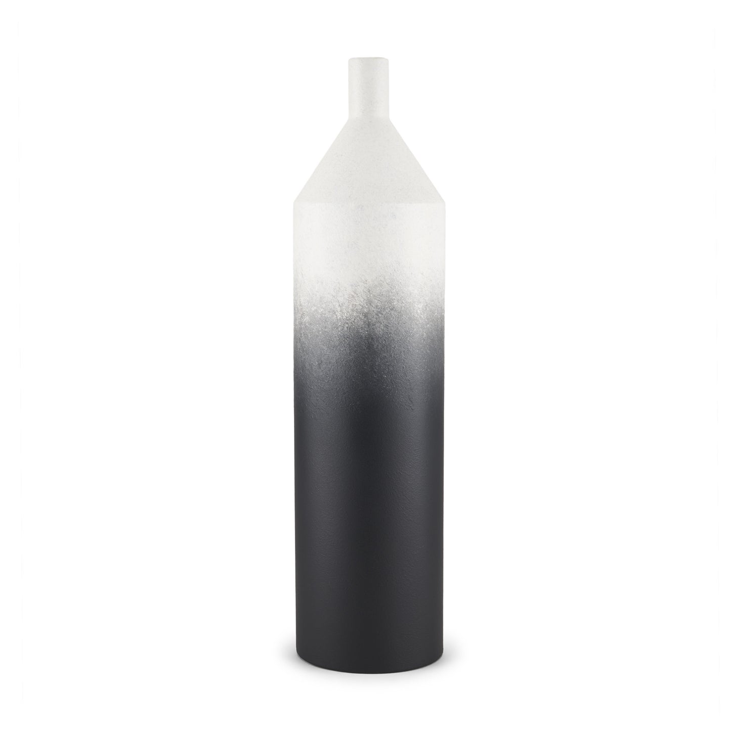 24" Black Tulip Metal Table Vase - Loft&Timber