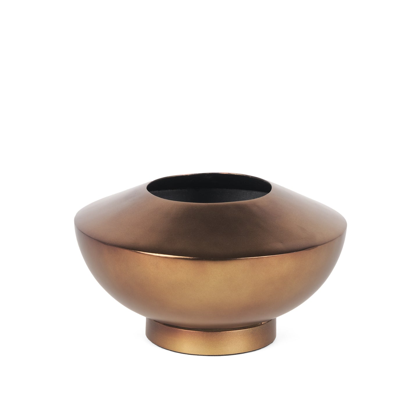 5" Gold Metal Table Vase - Loft&Timber