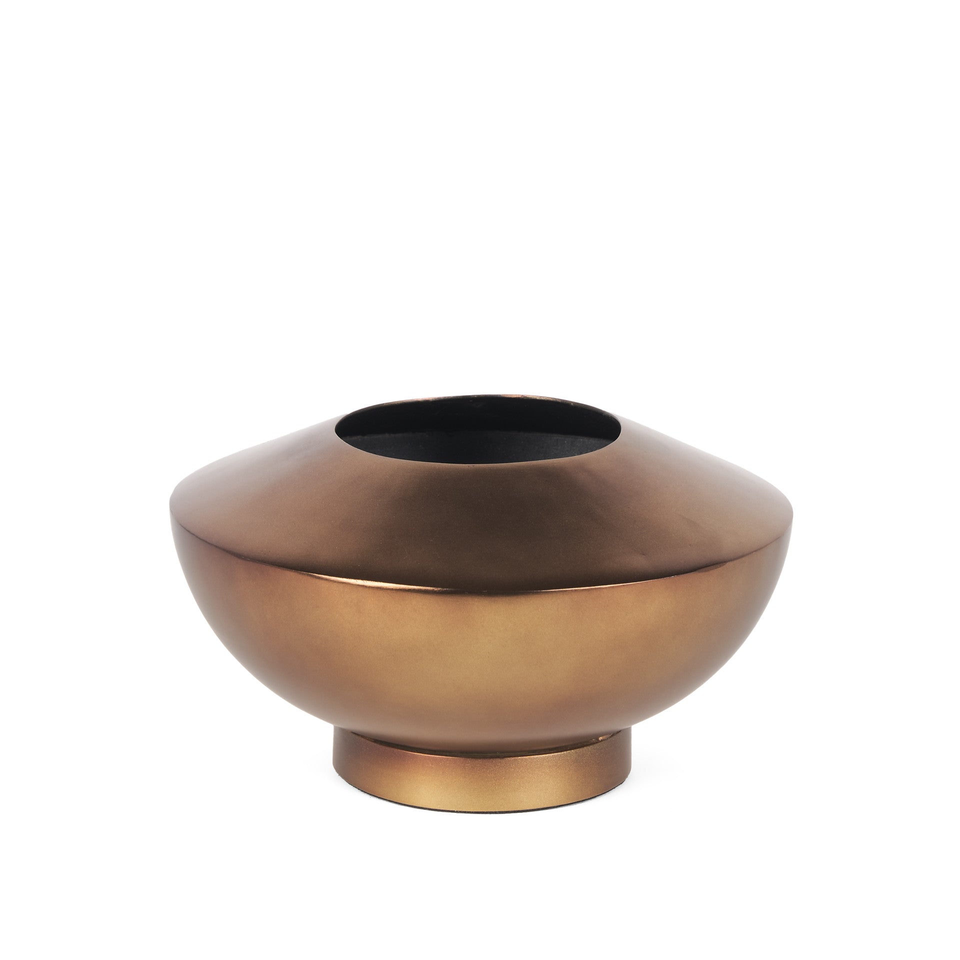 5" Gold Metal Table Vase - Loft&Timber
