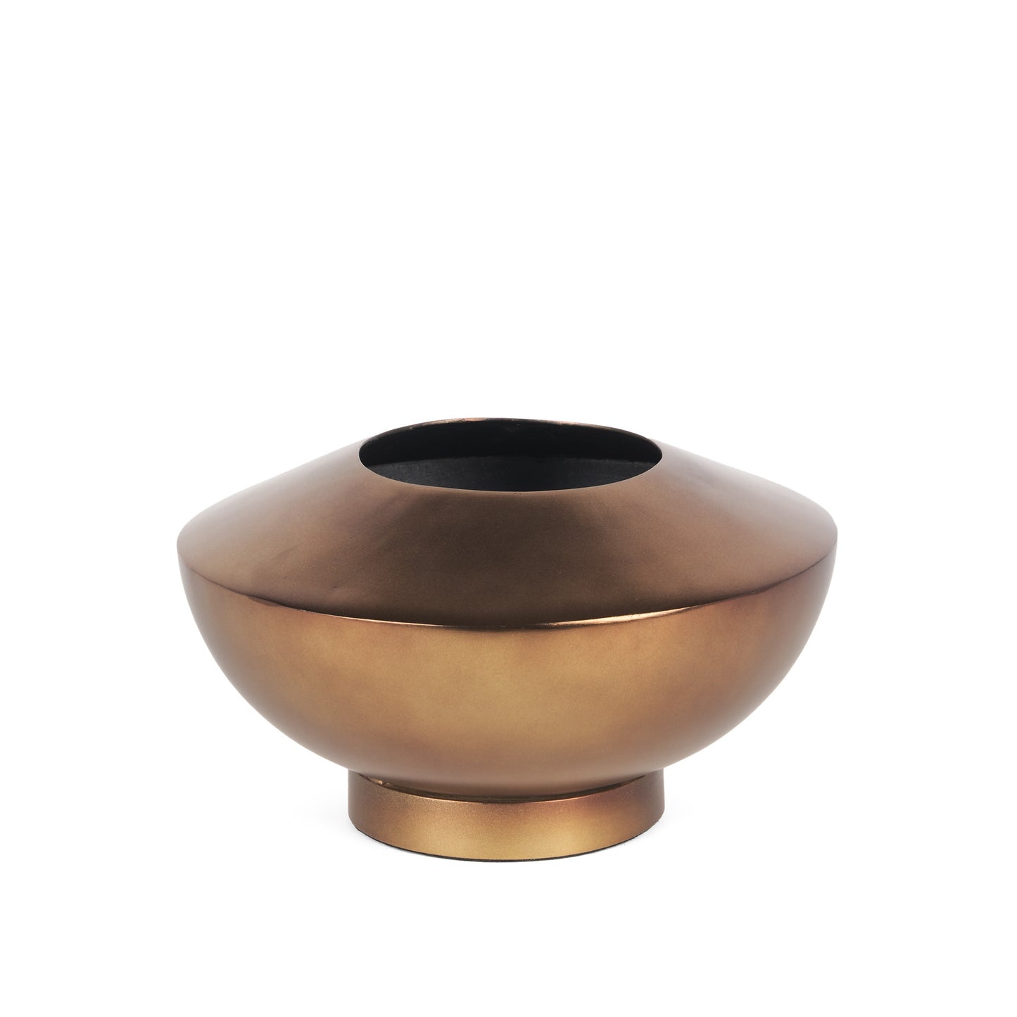 5" Gold Metal Table Vase - Loft&Timber