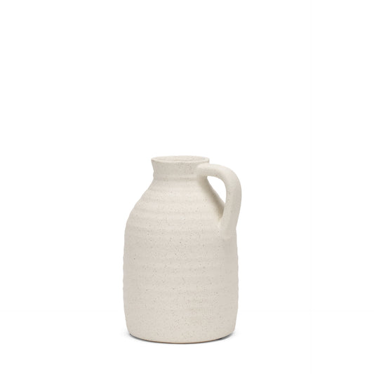 9" White Bud Ceramic Table Vase - Loft&Timber