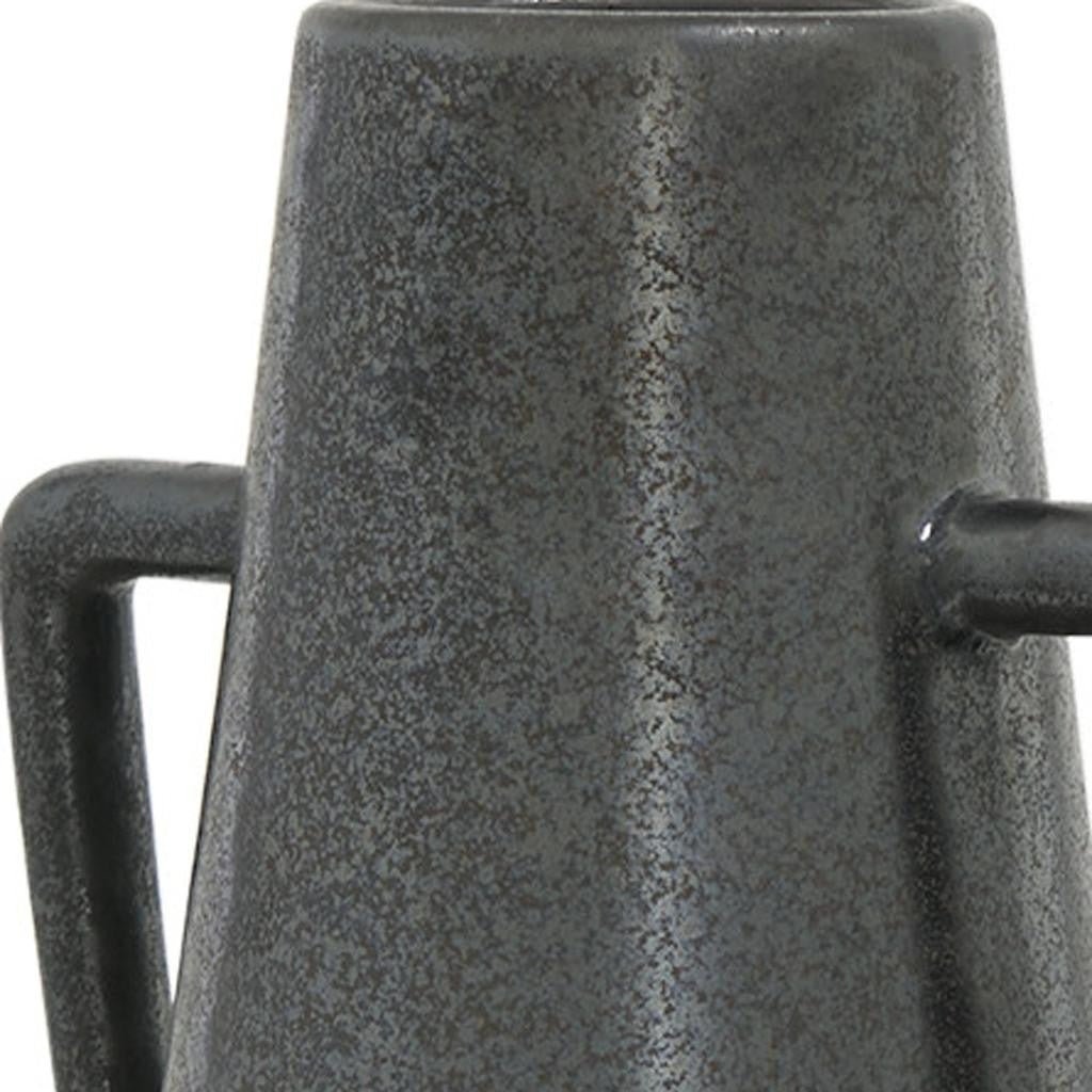 17" Gray Amphora Ceramic Table Vase - Loft&Timber