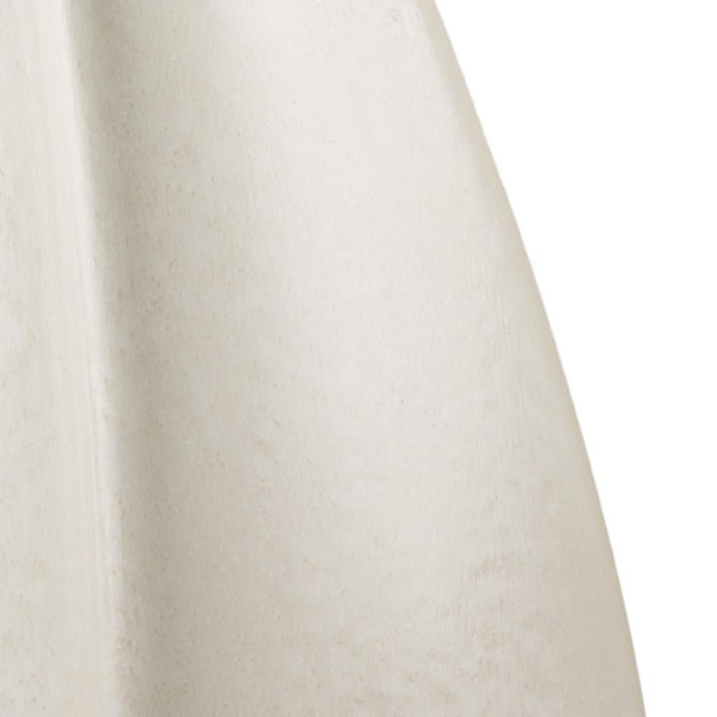 16" Cream Ceramic Table Vase - Loft&Timber