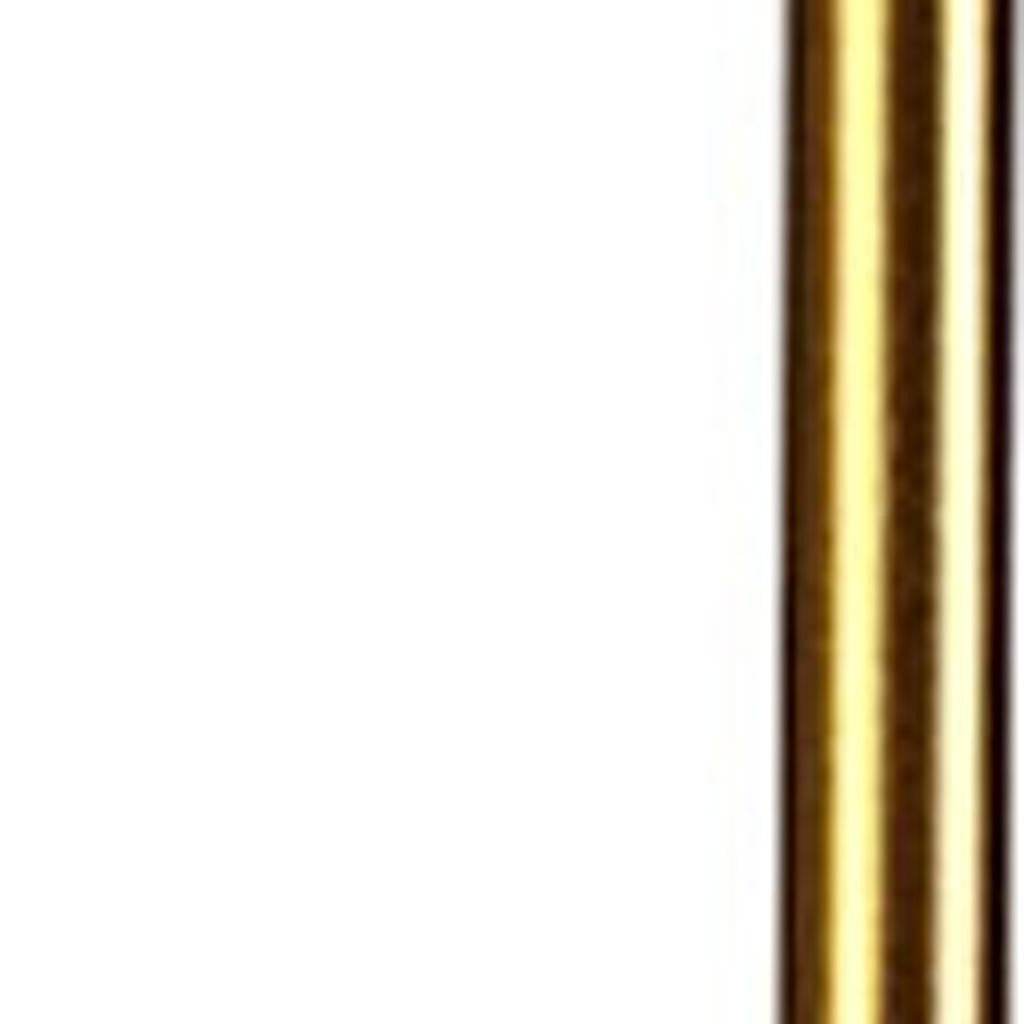 Brass Unique Statement Three Light Metal and Glass Dimmable Chandelier With White Shades - Loft&Timber