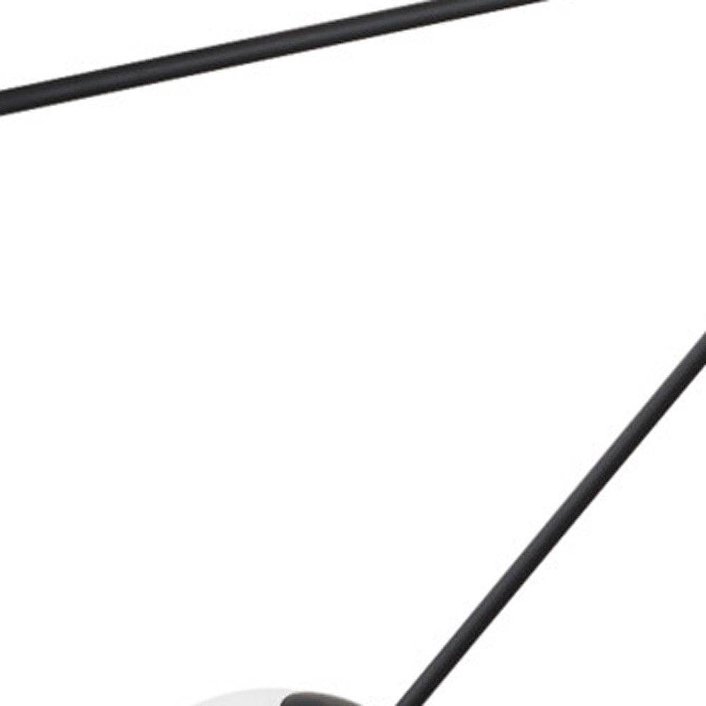 Black Eleven Light Frosted Metal and Glass Dimmable Chandelier With White Shades - Loft&Timber