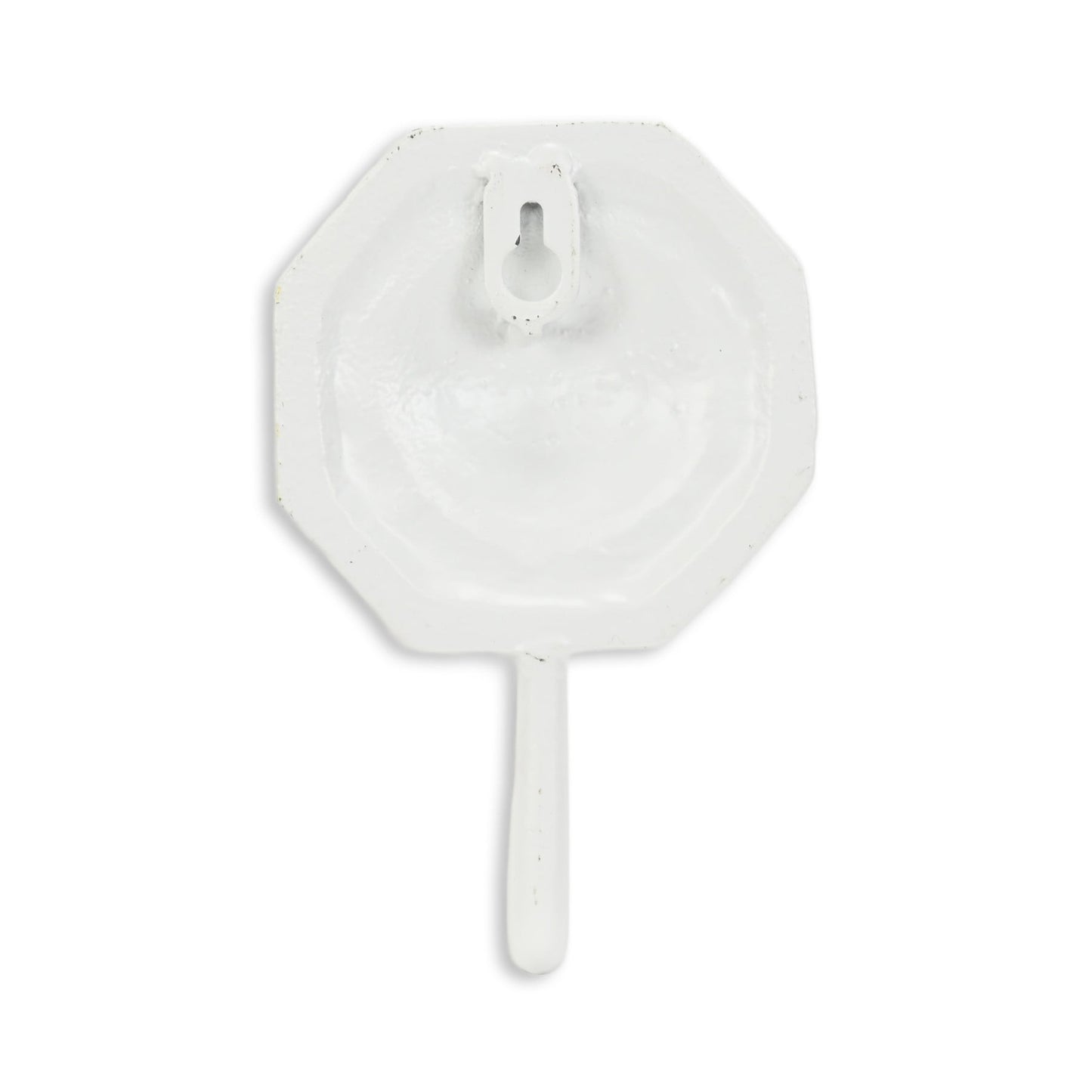 4" Pearl And White Cast Iron Sand Dollar Wall Hook-4