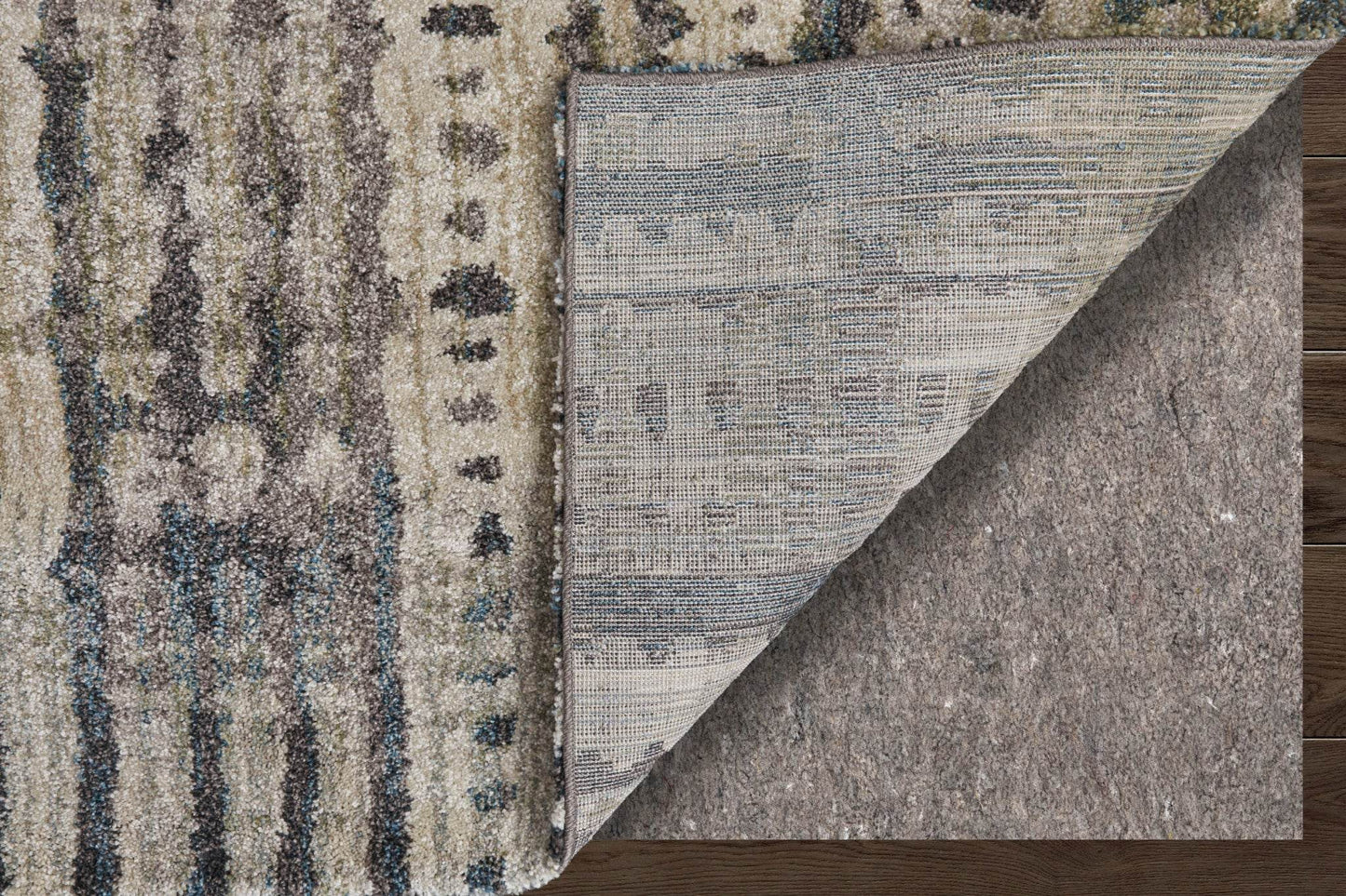 10' X 13' Gray Black And Ivory Abstract Distressed Area Rug - Loft&Timber