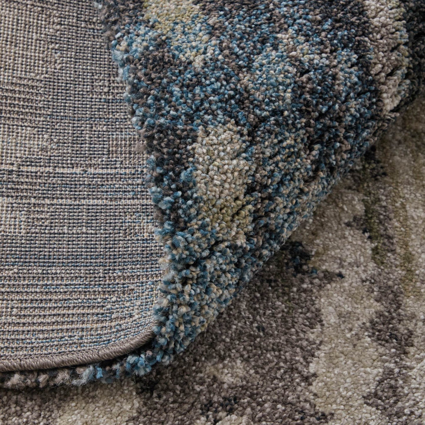 10' X 13' Gray Black And Ivory Abstract Distressed Area Rug - Loft&Timber