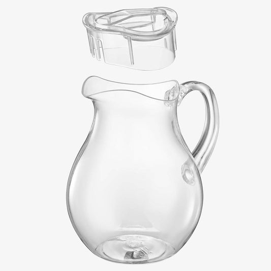 Unbreakable Acrylic Beverage Pitcher with Lid (72 oz) - Loft&Timber