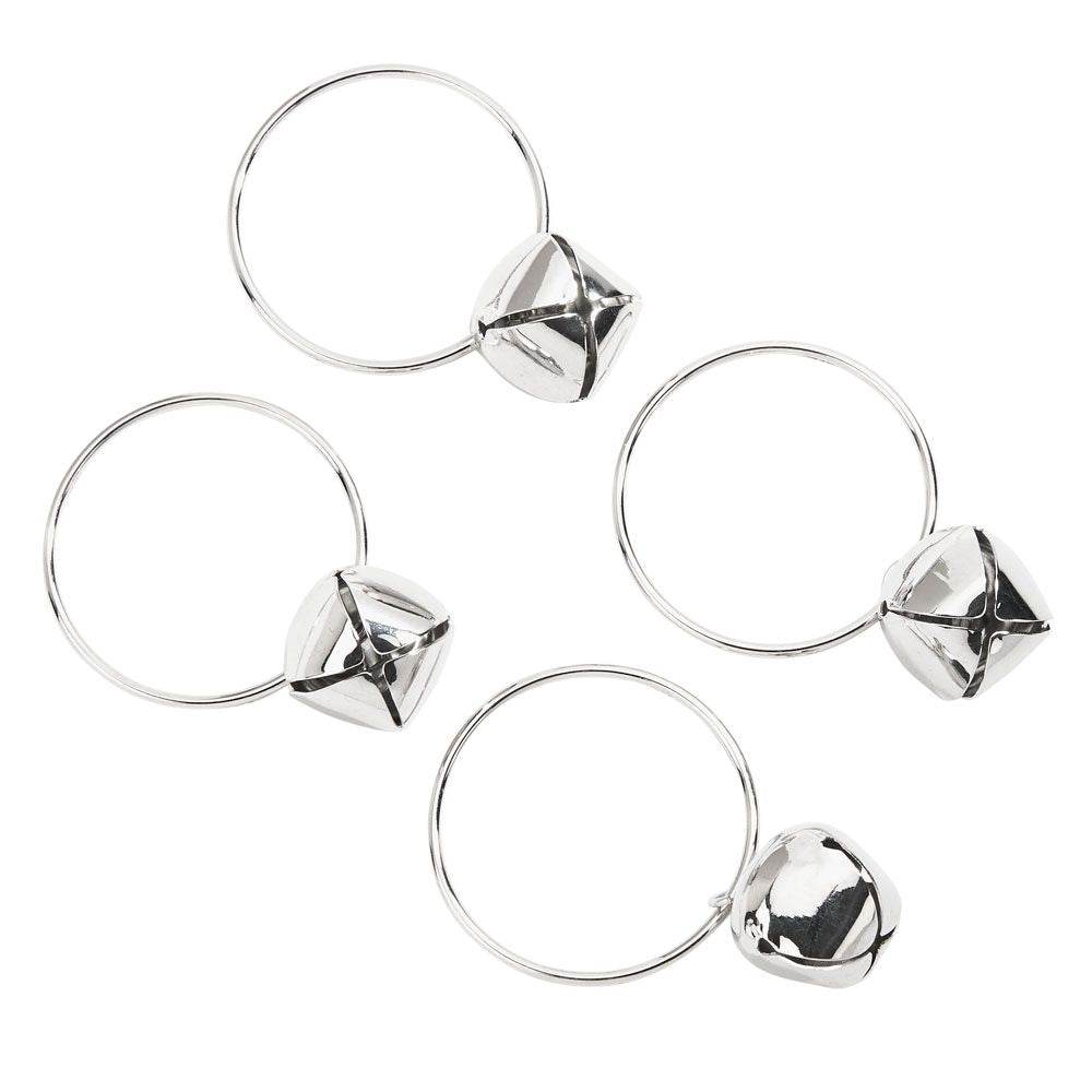 Jingle Bell Napkin Rings, Set Of 4, Np - Loft&Timber