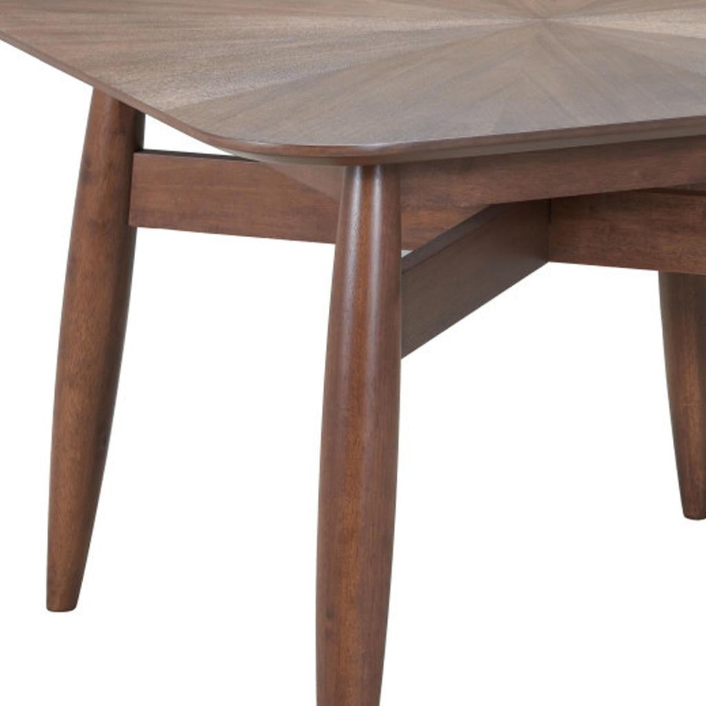 46" Espresso Solid Wood Square Dining Table - Loft&Timber