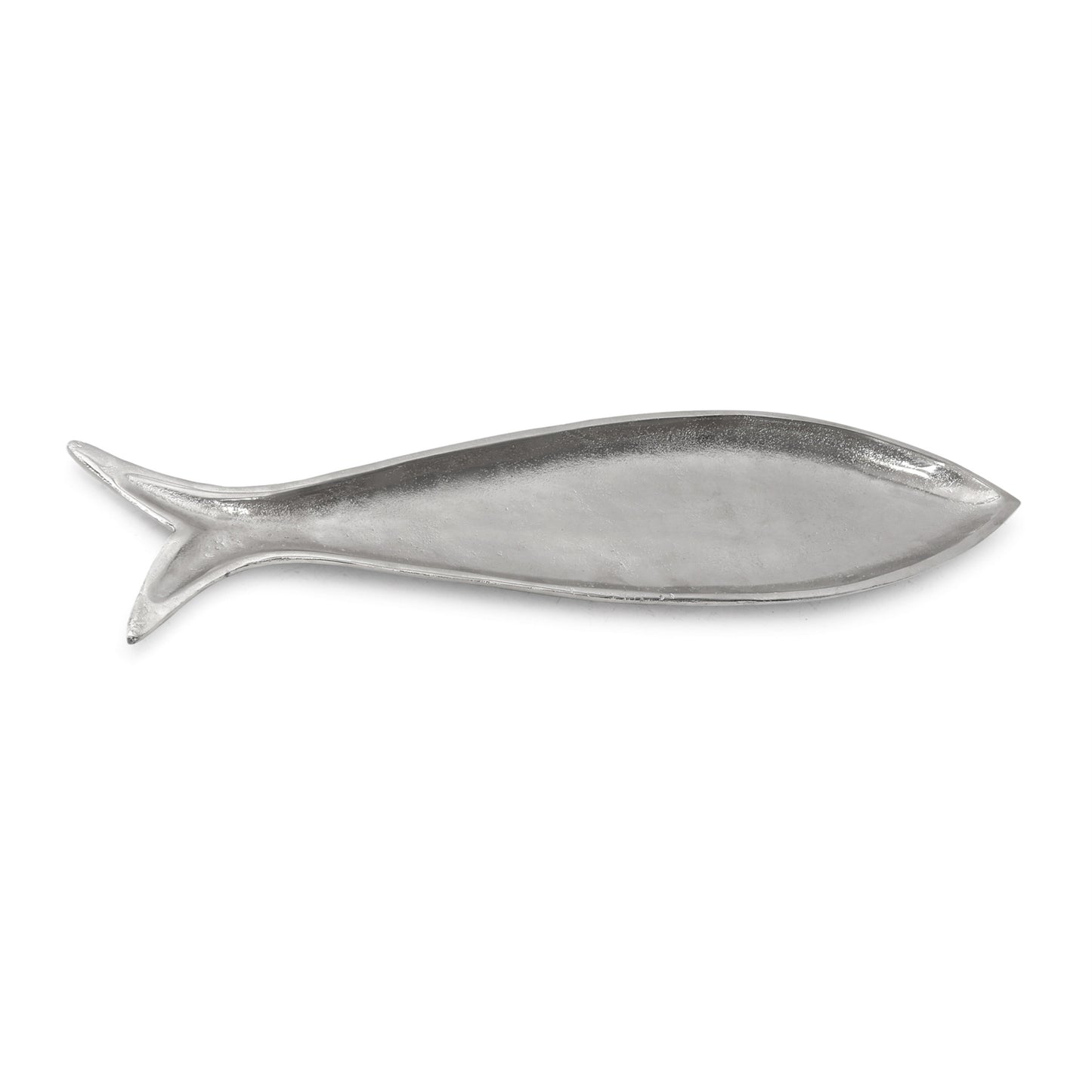 23" Silver Cast Aluminum Fish Serving Tray - Loft&Timber