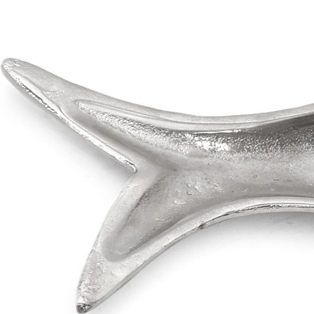 23" Silver Cast Aluminum Fish Serving Tray - Loft&Timber