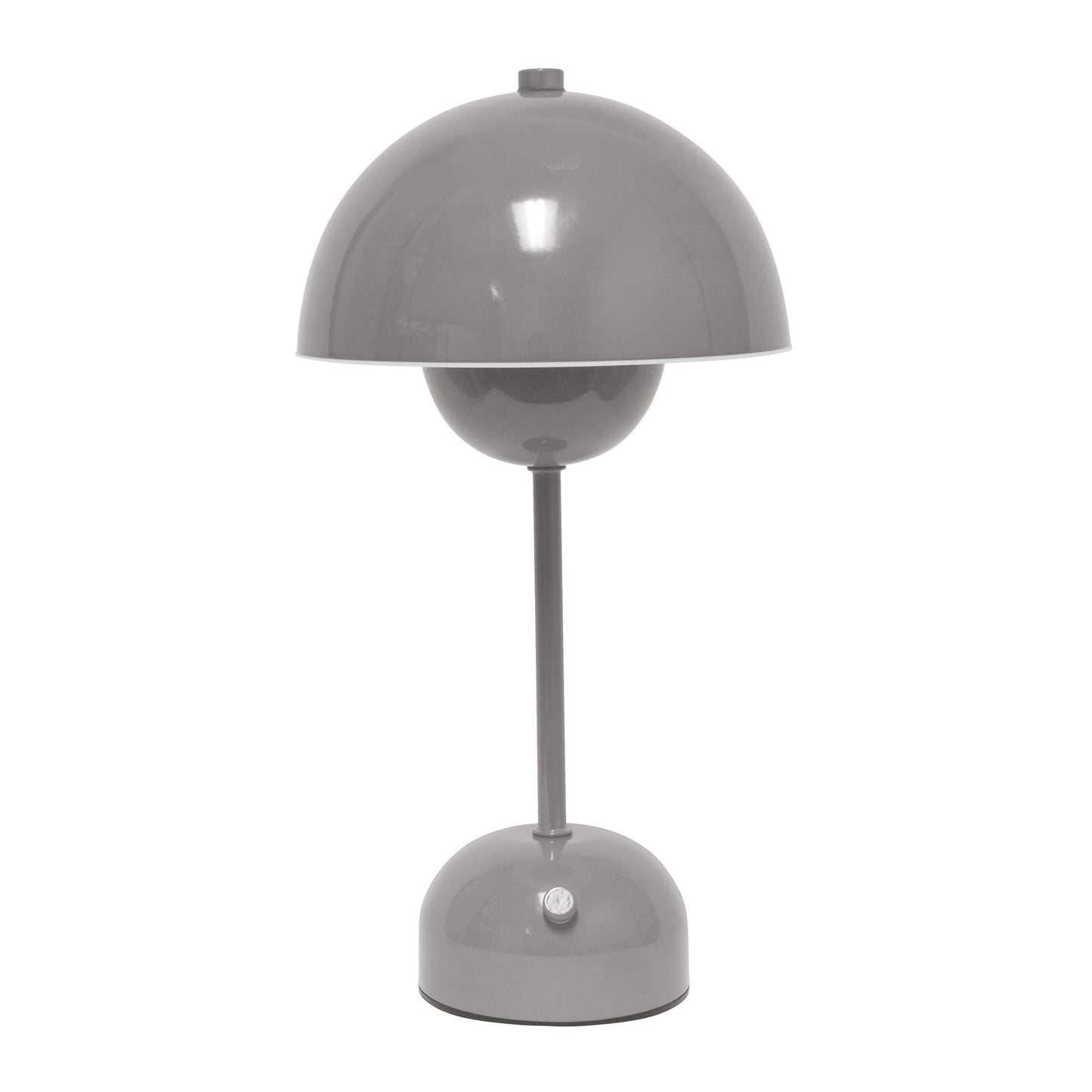12" Gray Metal Table Lamp - Loft&Timber