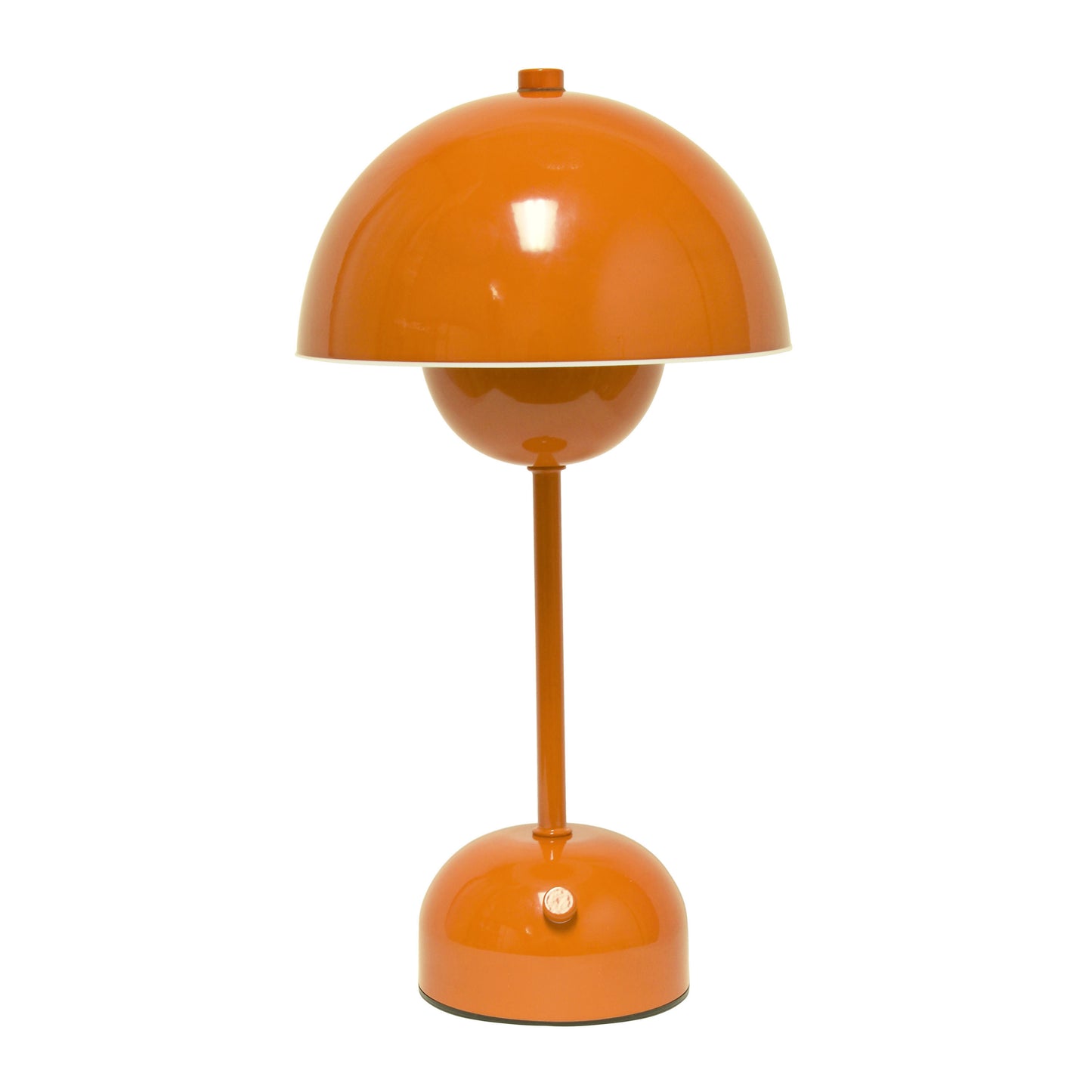 12" Orange Metal Table Lamp - Loft&Timber