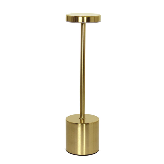 13" Gold Metal Table Lamp - Loft&Timber