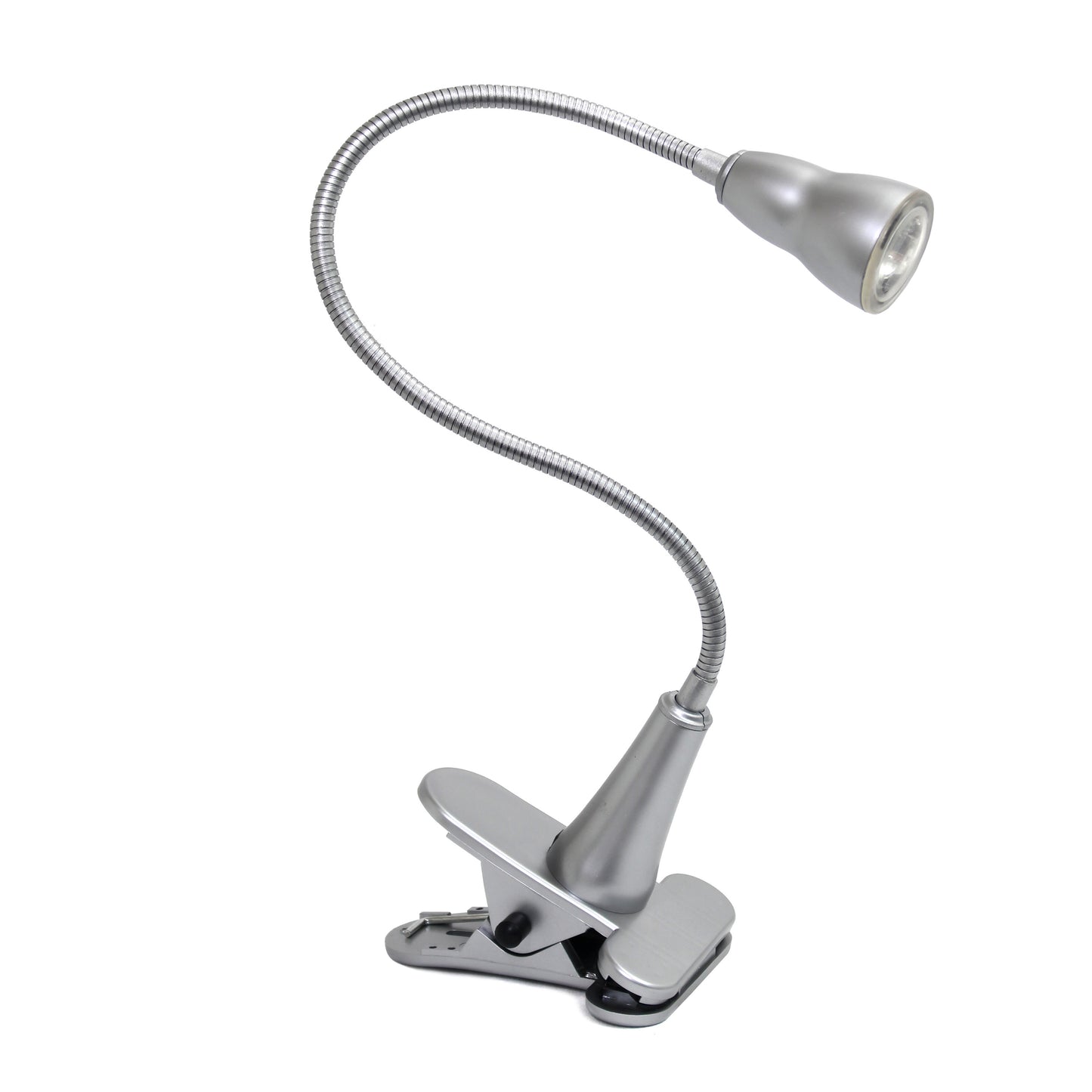23" Silver Swing Arm Table Lamp - Loft&Timber