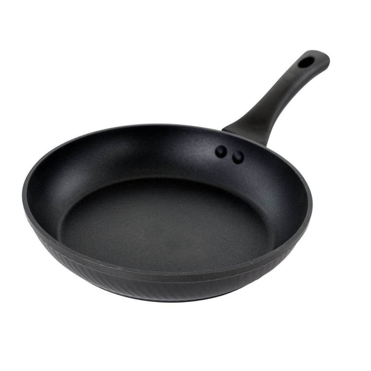Oster Kono 9.5 Inch Aluminum Nonstick Frying Pan in Black with Bakelite Handles - Loft&Timber