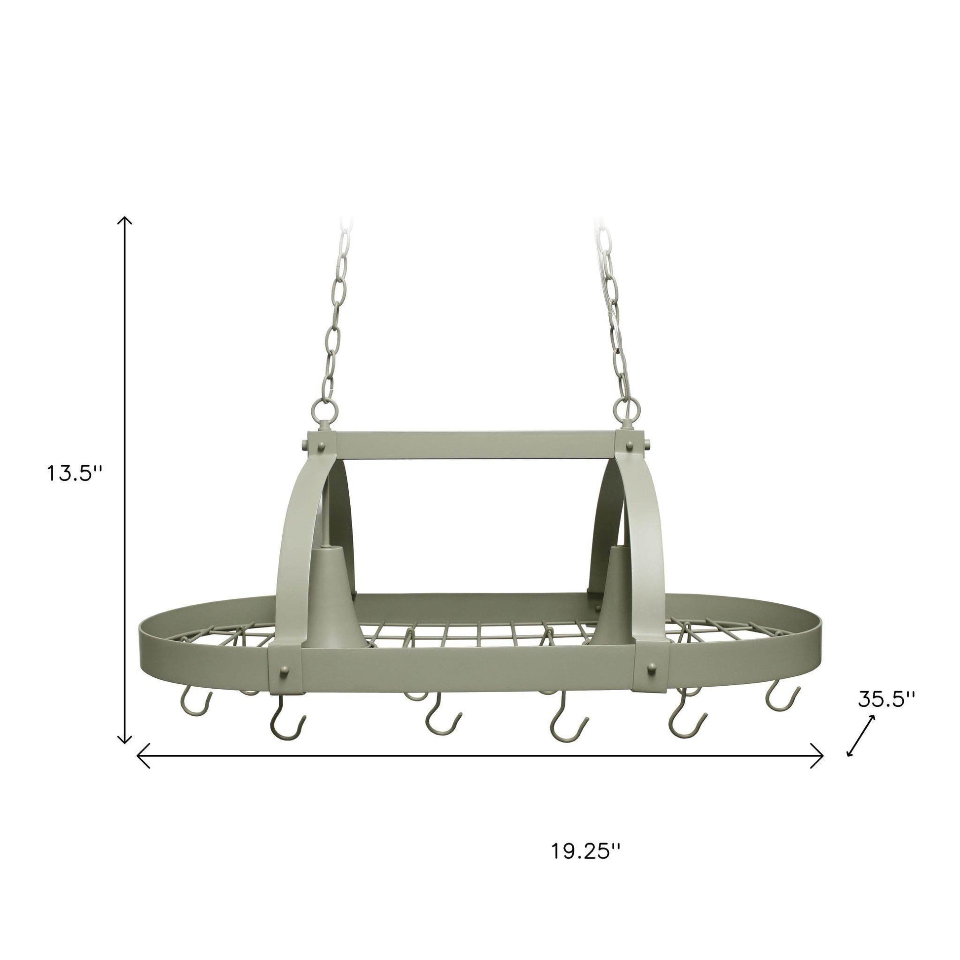 Slate Gray Kitchen Island Metal Ceiling Light - Loft&Timber