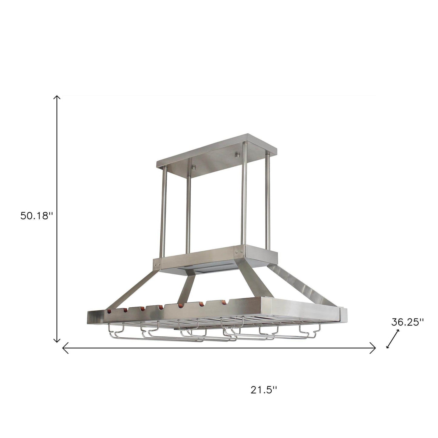Nickel Kitchen Island Iron LED Edison Bulb Flush Ceiling Light - Loft&Timber