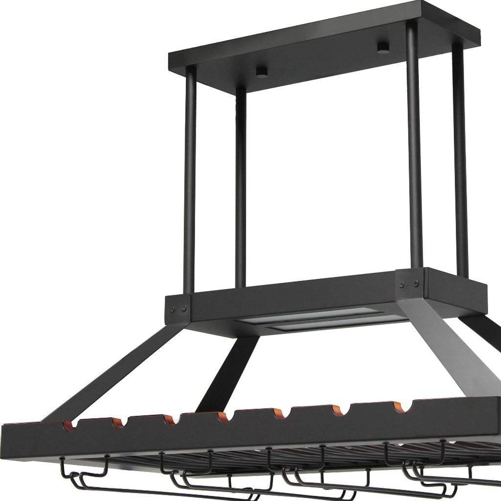 Bronze Kitchen Island Iron LED Edison Bulb Flush Ceiling Light - Loft&Timber