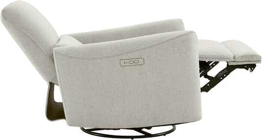 Power Recliner Chair Swivel Glider, Dove Gray - Loft&Timber